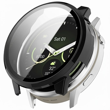 Maskica sa zaštitom zaslona Techsuit "Defense360 Pro" za Garmin Venu 4 41mm - crn