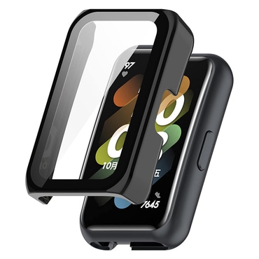 Maskica sa zaštitom zaslona Techsuit "Defense360 Pro" za Huawei Band 8 / 9 - crn