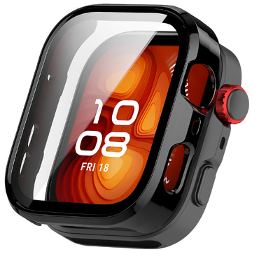 Maskica sa zaštitom zaslona Techsuit "Defense360 Pro" za Huawei Watch Fit 4 Pro - crn