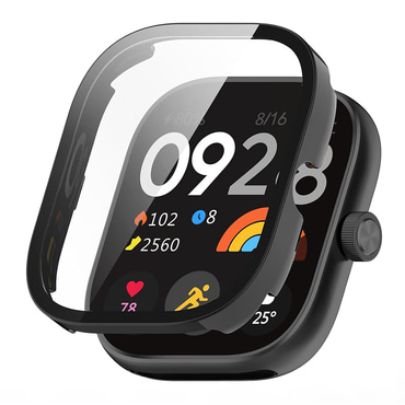 Maskica sa zaštitom zaslona Techsuit "Defense360 Pro" za Xiaomi Redmi Watch 4 - crn