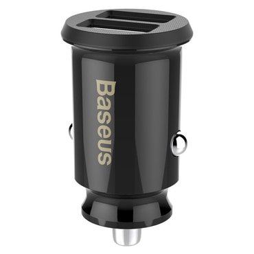 Automobilski punjač Baseus "Grain CCALL-ML01" 2x USB, LED osvjetljenje - black