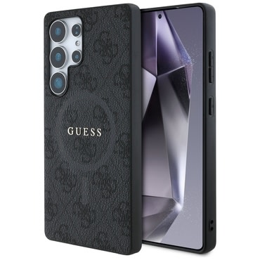 Maskica Guess "4G Ring Classic Logo MagSafe" za Samsung Galaxy S25 Ultra - Black