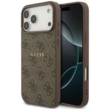 Maskica Guess "4G Ring Classic Logo MagSafe" za iPhone 17 Pro - Brown