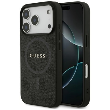 Maskica Guess "4G Ring Classic Logo MagSafe" za iPhone 17 Pro - Black