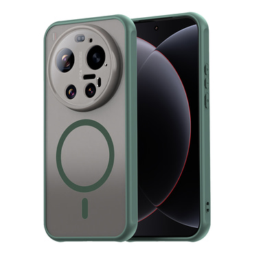 Hibridna maska "HaloFrost II MagSafe" za Xiaomi 17 Ultra - Green
