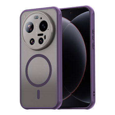 Hibridna maska "HaloFrost II MagSafe" za Xiaomi 17 Ultra - Purple