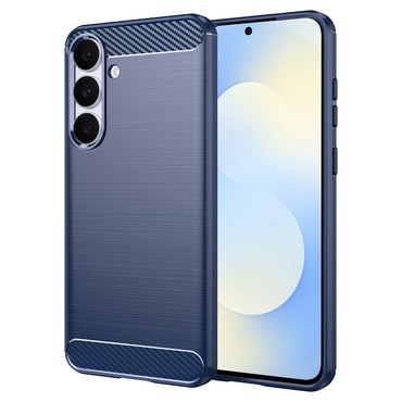 TPU gel maska "Brushed Carbon" za Samsung Galaxy S25 FE - plav