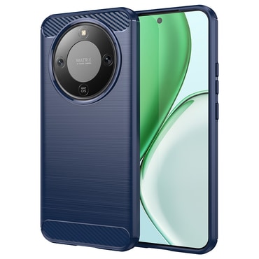 TPU gel maska "Brushed Carbon" za Honor Magic8 Lite - plav