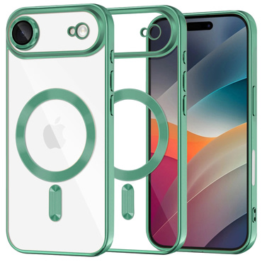 Maskica Techsuit "Luxury Crystal MagSafe" za iPhone Air - svijetlo zelen
