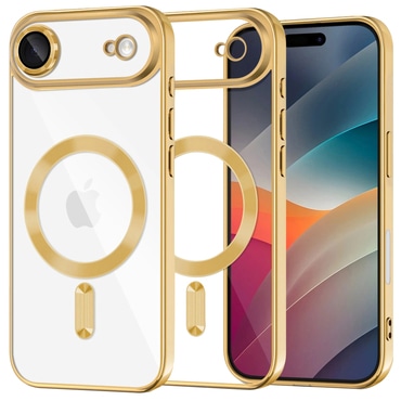 Maskica Techsuit "Luxury Crystal MagSafe" za iPhone Air - zlatan