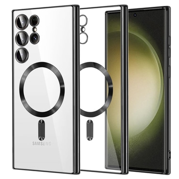 Maskica Techsuit "Luxury Crystal MagSafe" za Samsung Galaxy S23 Ultra - crn
