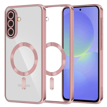 Maskica Techsuit "Luxury Crystal MagSafe" za Samsung Galaxy A36 / Galaxy A56 - roza