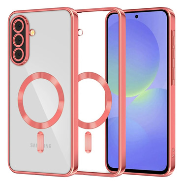 Maskica Techsuit "Luxury Crystal MagSafe" za Samsung Galaxy A36 / Galaxy A56 - crven