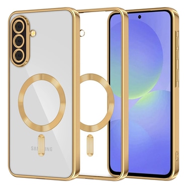 Maskica Techsuit "Luxury Crystal MagSafe" za Samsung Galaxy A36 / Galaxy A56 - zlatan