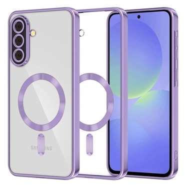 Maskica Techsuit "Luxury Crystal MagSafe" za Samsung Galaxy A36 / Galaxy A56 - svijetlo ljubičast