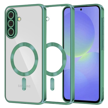 Maskica Techsuit "Luxury Crystal MagSafe" za Samsung Galaxy A36 / Galaxy A56 - svijetlo zelen