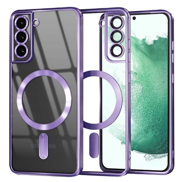 Maskica Techsuit "Luxury Crystal MagSafe" za Samsung Galaxy S22 Plus - svijetlo ljubičast