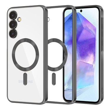 Maskica Techsuit "Luxury Crystal MagSafe" za Samsung Galaxy A55 - crn