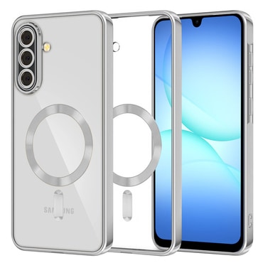 Maskica Techsuit "Luxury Crystal MagSafe" za Samsung Galaxy A17 4G / A17 5G - srebrn