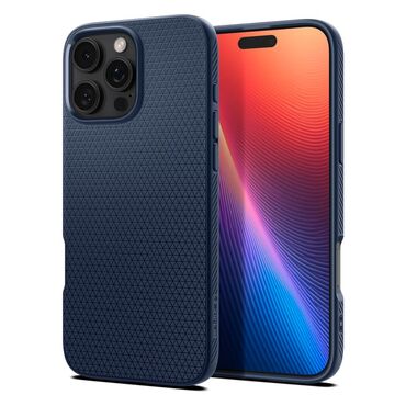 Maska Spigen "Liquid Air" za iPhone 16 Pro - Navy Blue