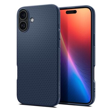 Maska Spigen "Liquid Air" za iPhone 16 - Navy Blue