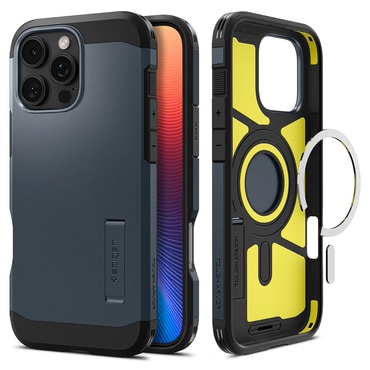 Maska Spigen "Tough Armor Mag" za iPhone 16 Pro - metal slate