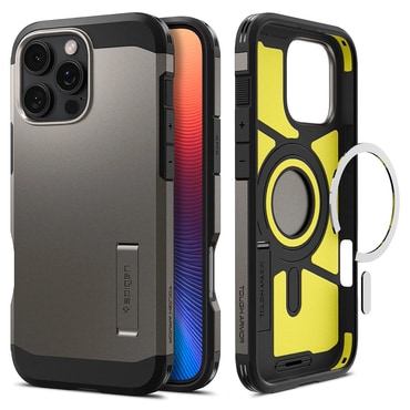 Maska Spigen "Tough Armor Mag" za iPhone 16 Pro - gunmetal