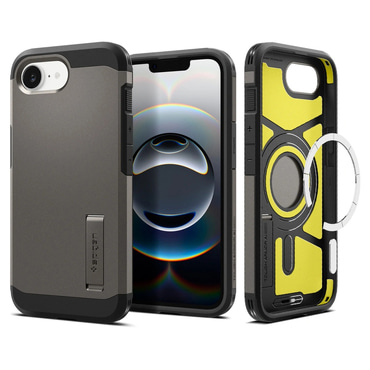 Maska Spigen "Tough Armor Mag" za iPhone 16e / 17e - gunmetal