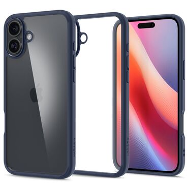 Maska Spigen "Ultra Hybrid" za iPhone 16 - Navy Blue