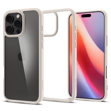 Maska Spigen "Ultra Hybrid" za iPhone 16 Pro - natural titanium