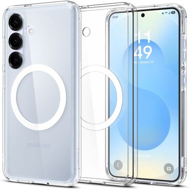 Maska Spigen "Ultra Hybrid Mag" za Samsung Galaxy S25 Plus - clear / white