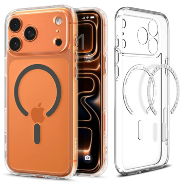 Maska Spigen "Ultra Hybrid Mag" za iPhone 17 Pro - clear/graphite