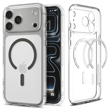 Maska Spigen "Ultra Hybrid Mag" za iPhone 17 Pro Max - clear/graphite