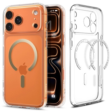 Maska Spigen "Ultra Hybrid Mag" za iPhone 17 Pro Max - clear/gold