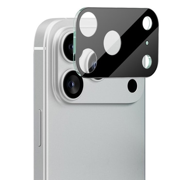 Full body zaštitno staklo za zadnju kameru za zadnjo kamero za iPhone 17 Pro - crn