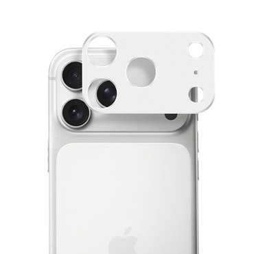 Full body zaštitno staklo za zadnju kameru za zadnjo kamero za iPhone 17 Pro Max - srebrn