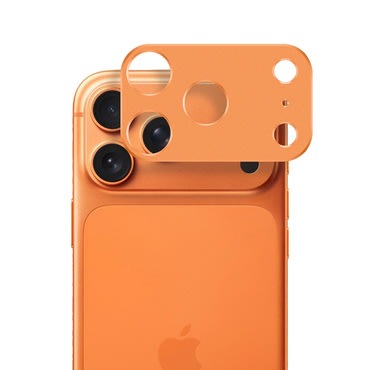 Full body zaštitno staklo za zadnju kameru za zadnjo kamero za iPhone 17 Pro Max - narančast