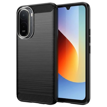 TPU gel maska "Brushed Carbon" za Xiaomi Redmi A7 Pro - crn