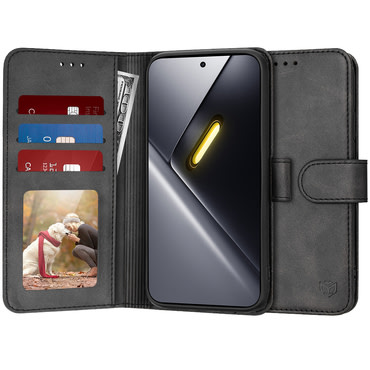 Torbica Techsuit "Diary Book" za Xiaomi Poco X8 Pro Max - crn