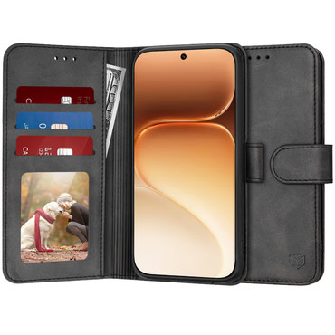 Torbica Techsuit "Diary Book" za Honor 600 - crn