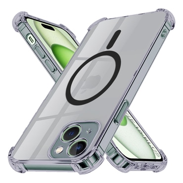 Hibridna maska Techsuit "Shockproof MagSafe" za iPhone 15 Plus - smoke black