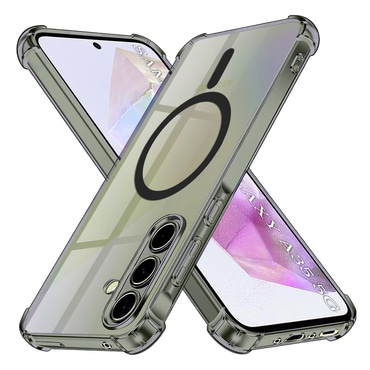 Hibridna maska Techsuit "Shockproof MagSafe" za Samsung Galaxy A35 - smoke black