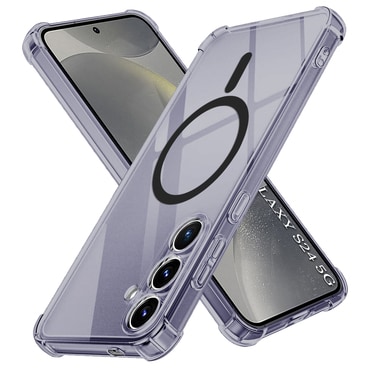 Hibridna maska Techsuit "Shockproof MagSafe" za Samsung Galaxy S24 - smoke black