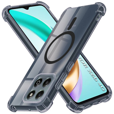 Hibridna maska Techsuit "Shockproof MagSafe" za Honor X6b - smoke black