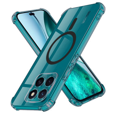 Hibridna maska Techsuit "Shockproof MagSafe" za Honor X8c - smoke black