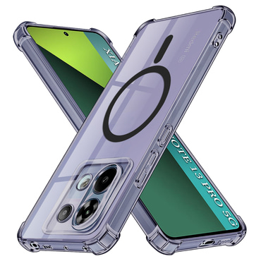 Hibridna maska Techsuit "Shockproof MagSafe" za Xiaomi Redmi Note 13 Pro 5G / Poco X6 - smoke black