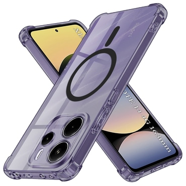 Hibridna maska Techsuit "Shockproof MagSafe" za Xiaomi Redmi Note 14 4G - smoke black