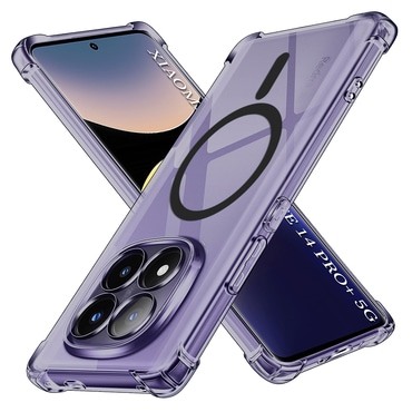 Hibridna maska Techsuit "Shockproof MagSafe" za Xiaomi Redmi Note 14 Pro Plus 5G - smoke black