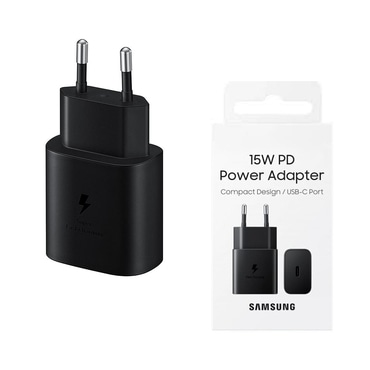 Originalni zidni punjač Samsung "EP-T1510NBEGEU" 15W - black