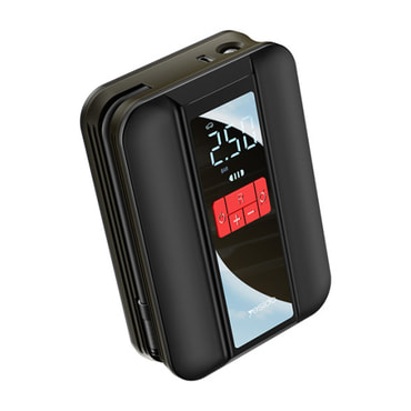 Automobilski kompresor Yesido "VC04" 4000mAh, 3-150PSI, LCD zaslon, USB-C - black